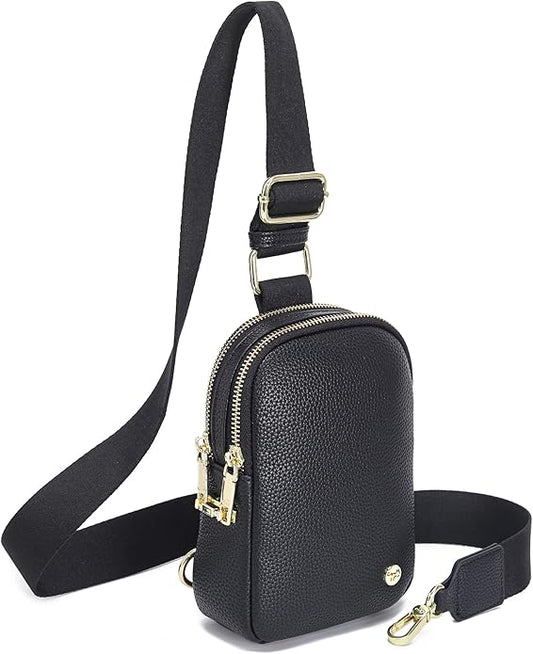 INICAT Small Sling Bag for Women Everyday & Travel Crossbody Bags Lightweight Cross Body Purses Vegan Leather