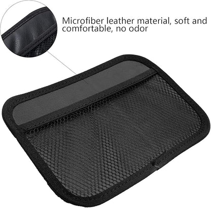INNOLIFE Car Net Pocket Side Clutter Scattered Storage Phone Holder Strong Paste Organizer 8"x5.75"(3pcs L, 1pcs S)