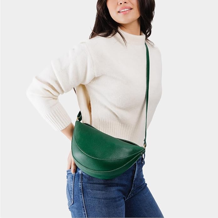 Portland Leather Goods Koala Sling Bag – Leather Sling with Adjustable Strap – Handmade from the Finest Full-Grain Hides