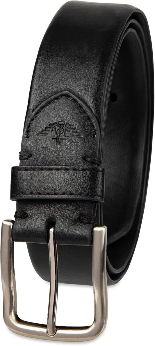 Dockers Men's Leather Casual Belt, Everyday Style (Regular and Big & Tall Sizing)