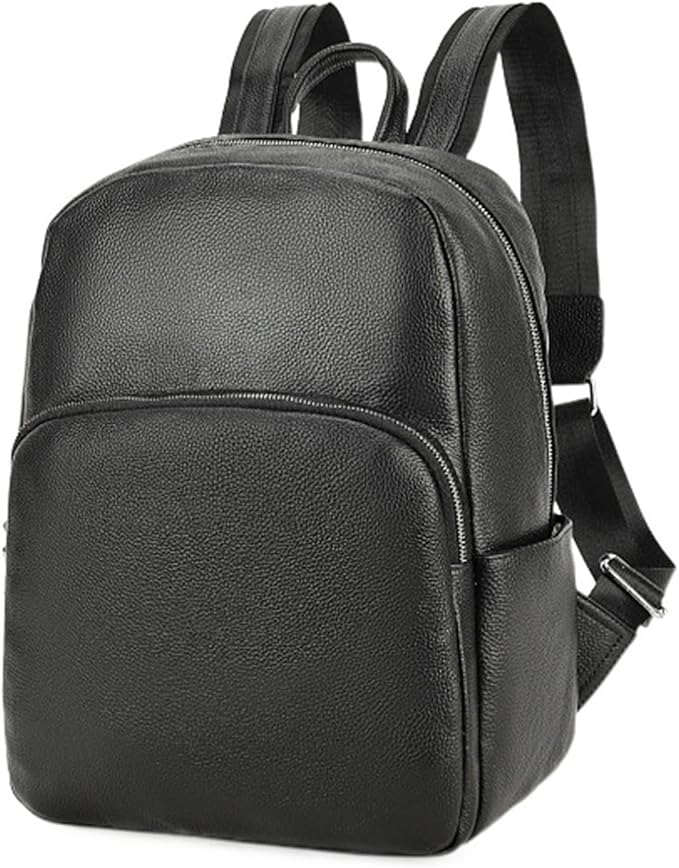 Business Backpack For Men Cowhide Large Capacity Computer Bag Leather Backpack Business Mens Travel Backpack