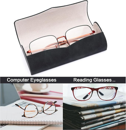 Vemiss Hard Shell Eyeglass Cases, Lightweight Portable Glasses Case for Women Men