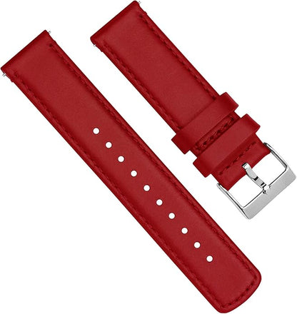 BARTON WATCH BANDS - Top Grain Leather Watch Bands Compatible with Apple Watch Models - 1, 2, 3, 4, 5, 6, 7, 8, 9, 10, SE, Ultra & Ultra 2