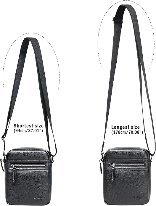 Small/Medium Crossbody bag for men shoulder bag mens purse satchel leather messenger bag gift man