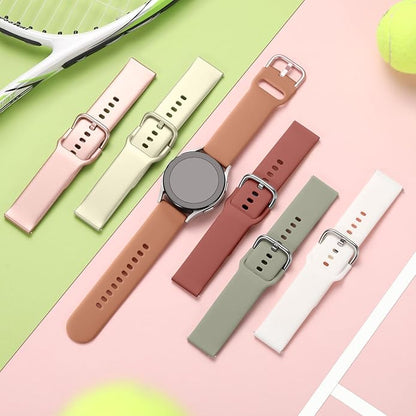 DaQin 10 Pack Bands Compatible with Samsung Galaxy Watch 7/6/5/4 40mm 44mm/Watch 6 Classic 43mm 47mm/Watch 5 Pro 45mm/Watch 4 Classic/Active 2 Band, 20mm Soft Silicone Sport Strap Wristbands Women Men