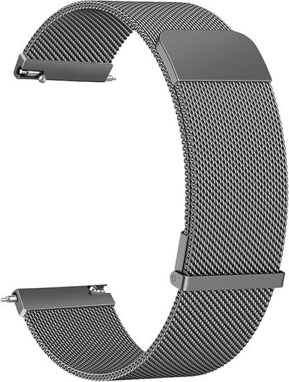 Meliya Metal Watch Bands, 20mm 22mm Quick Release Watch Strap, Stainless Steel Mesh Replacement band for Women Men