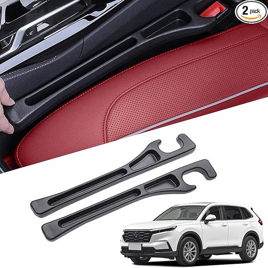 2Pcs Car Seat Gap Filler Organizer for Honda CR-V, Car Seat Gap Filler with Storage Slot, No Drop Seat Guard for Phones, Keys & Cards, Fill The Gap Between Seat & Console