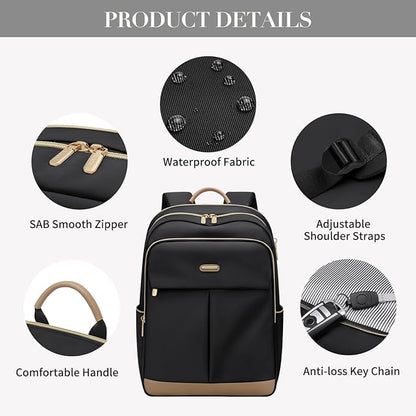 VNINE Laptop Backpack for Women 16 Inch Work Bag with Laptop Compartment Large Travel College Backpack | Travel, College Backpack