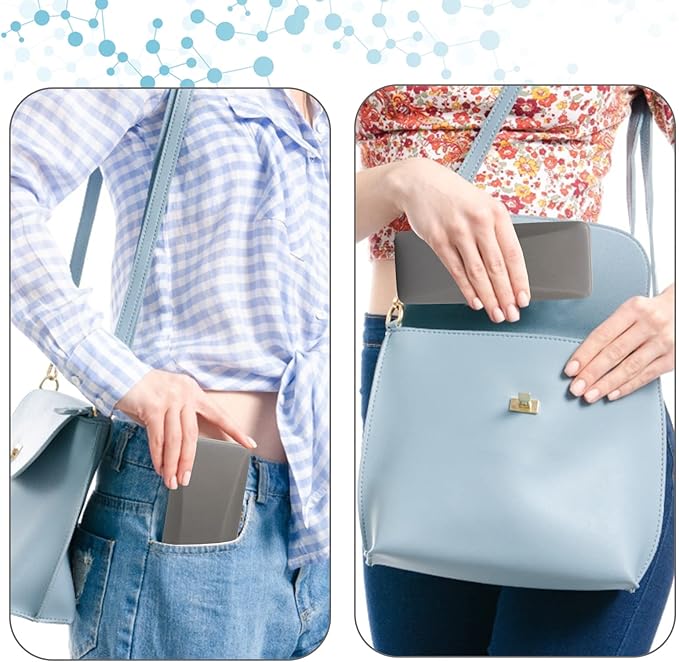SMARTTOP Hard Shell Eyeglass Case- Glass Case With Cleaning Cloth, Glasses Case hard shell for men women