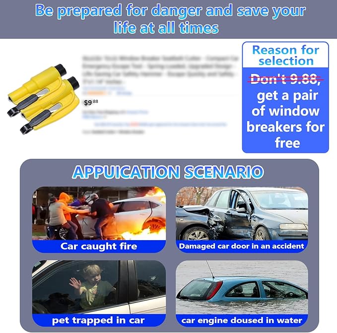 【Compatible with Mercedes-Benz GLE GLC】 Seat Gap Filler,No Drop Seat Guard Compatible with Mercedes-Benz GLE GLC,Drop Seat Guards for Cars(2Pcs),Emergency Keychain Car Escape Tool(2Pcs)