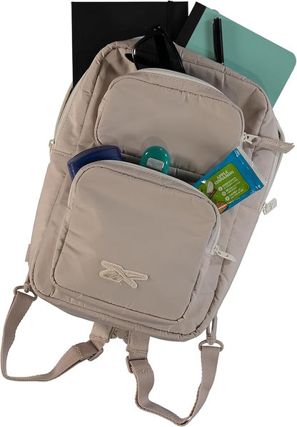 Reebok Unisex Crossbody Sling Bags – Compact Convertible Strap Cross Body Bag Travel Sling Bag - Gym & Travel Essential, Mikayla Stucco