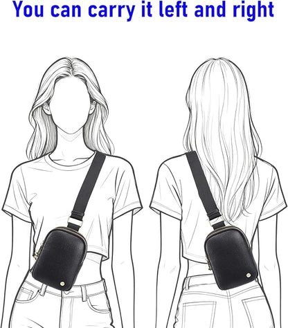 INICAT Small Sling Bag for Women Everyday & Travel Crossbody Bags Lightweight Cross Body Purses Vegan Leather