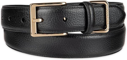 Tommy Hilfiger Men’s Semi‑Dress Leather Belt, Versatile Everyday Style (Regular & Big and Tall Sizes)