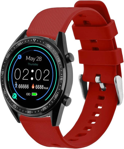BISONSTRAP Watch Strap 18mm 19mm 20mm 21mm 22mm, Quick Release Silicone Watch Bands for Men Women