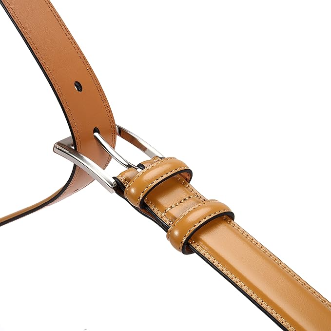 CHAOREN Mens Belts Leather Gift for Men - Ideal Match for Mens Dress Shoes