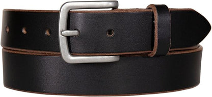 Lucky Brand Men's Jeans Leather Belt| Classic| Casual| Dress| Everyday| American Heritage| Genuine Leather| Metal Buckle