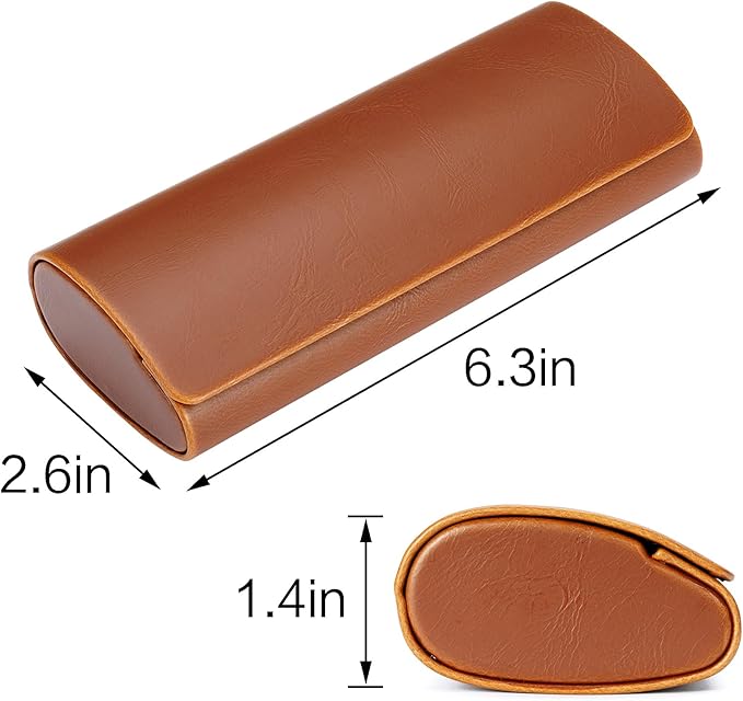 Vemiss Hard Shell Eyeglass Cases, Lightweight Portable Glasses Case for Women Men