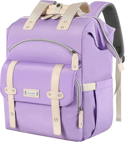 FALANKO Laptop backpack for Women, Computer Backpack Fits 15.6Inch Laptop with RFID Water Resistant Teacher work nurse Doctor
