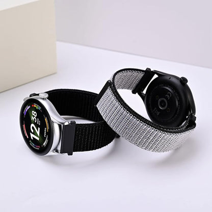 ANNEFIT Nylon Sport Loop Watch Bands, 2 Packs Quick Release Adjustable Strap 16mm 18mm 19mm 20mm 21mm 22mm 24mm