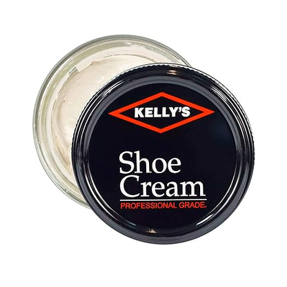 Kelly's Ivory Shoe Polish 1.5 oz - Professional Leather Shoe Cream
