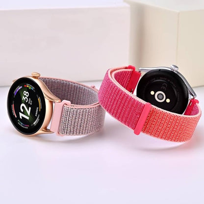 ANNEFIT Nylon Sport Loop Watch Bands, 2 Packs Quick Release Adjustable Strap 16mm 18mm 19mm 20mm 21mm 22mm 24mm