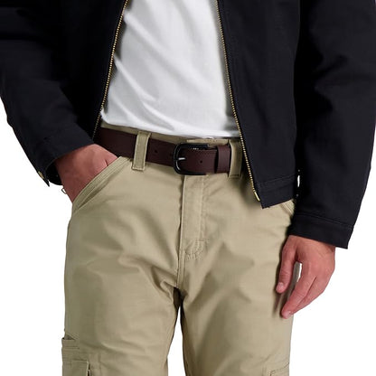 Dickies mens Genuine Leather Belt – Durable Casual Style, Regular & Big and Tall Sizes