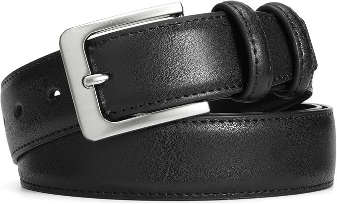 SENDEFN Mens Belts Leather Belt for Men 1 1/4" for Casual Jeans Dress Pants with Gift Box