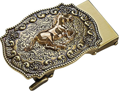 Barry.Wang Mens Belts Leather Ratchet Automatic Buckle Slide Click 1 3/8" Designer Dress Fashion Classic Casual Work Business