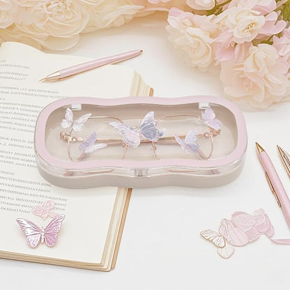 Glasses Case Hard Shell, Cute Sunglasses Case, Glass Cases for Eyeglasses Women, Reading Eye Glass Cases