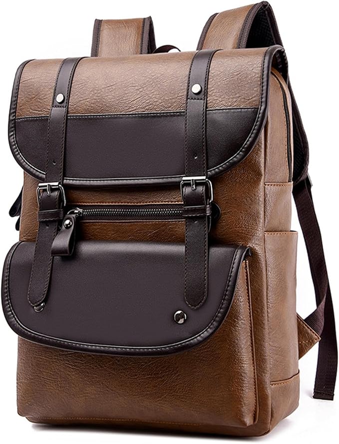 Laptop Backpack Stylish Waterproof Laptop Bag for Business Work Weekender Travel, khaki
