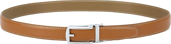 CHAOREN Mens Dress Belt - Ratchet Belt Leather 1 1/4" Comfort Click - Perfect Companion to Mens Dress Shoes