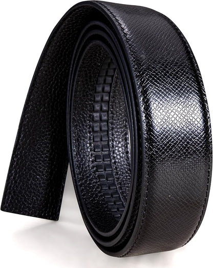 Dubulle Men's Ratchet Belt Gold/Black/Red/Green/Blue/White Automatic Buckle Business Casual Belt Gift - Adjustable Fit