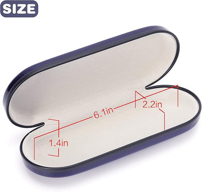 Vemiss Hard Shell Eyeglass Cases, Lightweight Portable Glasses Case for Women Men