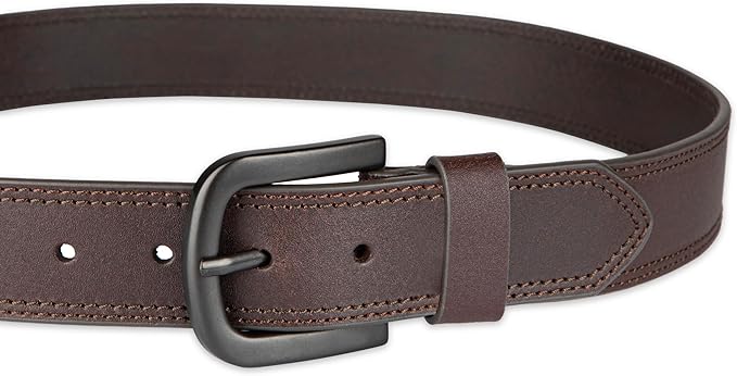 Dickies mens Genuine Leather Belt – Durable Casual Style, Regular & Big and Tall Sizes