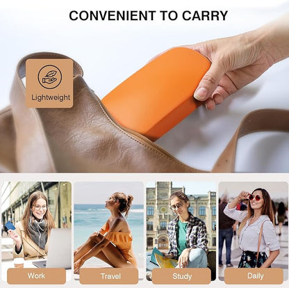 Marvolia Glasses Case Hard Shell - PU Leather Eyeglass Cases Eyeglasses Case for Sunglasses Eye Glasses Cases