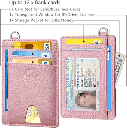 FurArt Slim Minimalist Wallet, Front Pocket Wallets, RFID Blocking, Credit Card Holder for Men