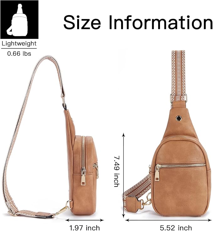 Telena Crossbody Bags for Women Leather Cross Body Sling Bag for Woman Travel