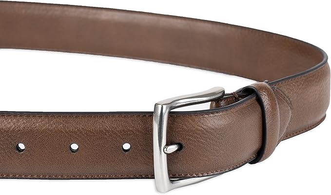 Dockers Men's Leather Casual Belt, Everyday Style (Regular and Big & Tall Sizing)