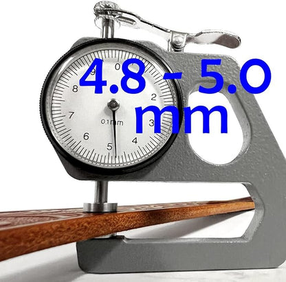 100% One-Piece Full Grain Leather Belt Straps with No Slot Hole/Slot Hole/Heavy-Duty, Multi Options 1-1/2" (38mm) Wide