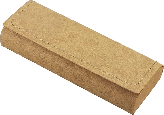 LifeArt Eyeglass Case Hard Shell, Portable Sunglass Case for Women and Men, fashionable PU Leather Eyeglass Case, Lightweight