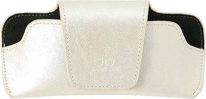 Sunglass Holder for Car Visor, Car Sunglasses Holder Leather, Eyeglasses Holder Glasses Storage Case Visor Accessories