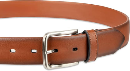 Dockers Men's Leather Casual Belt, Everyday Style (Regular and Big & Tall Sizing)