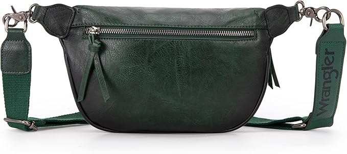 Wrangler Large Fanny Packs for Women Waist Bag Travel Belt Bags Crossbody Sling Purse