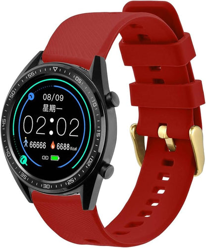 BISONSTRAP Watch Strap 18mm 19mm 20mm 21mm 22mm, Quick Release Silicone Watch Bands for Men Women