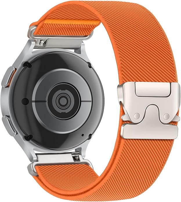 Elastic Nylon Band for Garmin Venu 3 4 2/Forerunner 965 265,22mm Quick Release Stretchy Sport Fabric Parachute Buckle Watch Band for Samsung Galaxy 3 45mm/Watch 46mm/Gear S3 Frontier/Classic Strap