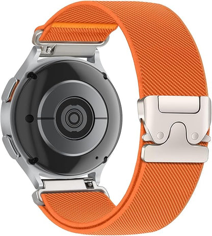 Elastic Nylon Band for Garmin Venu 3 4 2/Forerunner 965 265,22mm Quick Release Stretchy Sport Fabric Parachute Buckle Watch Band for Samsung Galaxy 3 45mm/Watch 46mm/Gear S3 Frontier/Classic Strap