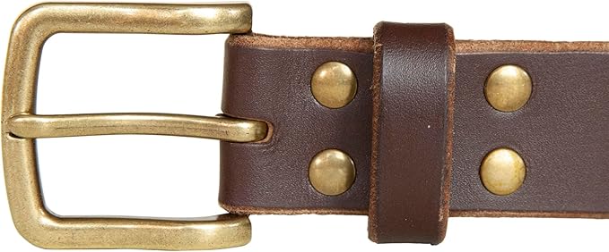 Lucky Brand Men's Jeans Leather Belt| Classic| Casual| Dress| Everyday| American Heritage| Genuine Leather| Metal Buckle