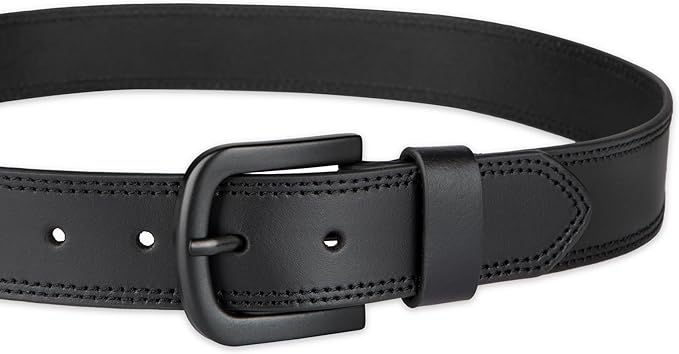 Dickies mens Genuine Leather Belt – Durable Casual Style, Regular & Big and Tall Sizes