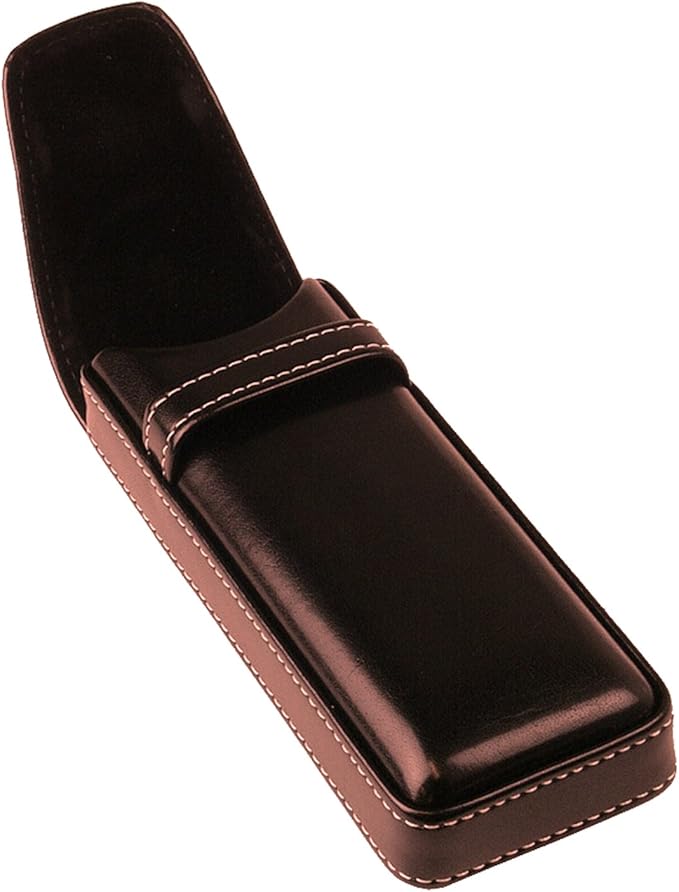 M-world Men's Gentleman's Leather-Tone Glasses Case,Stylish, Smart