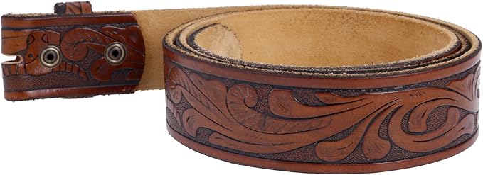 Gelante Genuine Full Grain Leather Belt Strap without Belt Buckle